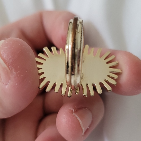 Kendra Scott Slate Iridescent Owen Ring sz 8 - Picture 6 of 7